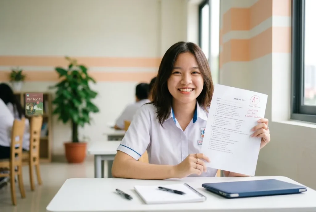 Học sinh tự tin đạt điểm cao nhờ học 50 phrasal verb thông dụng nhất