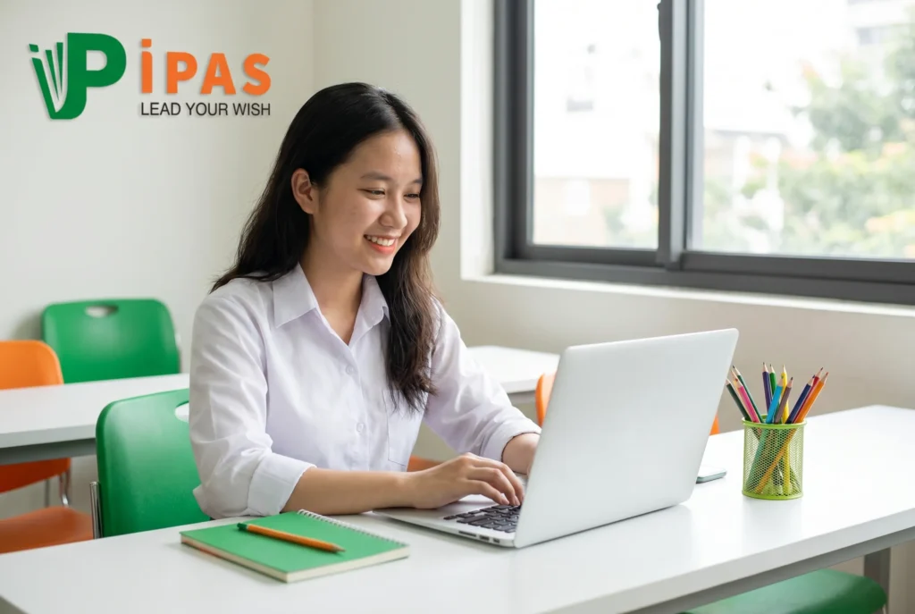 Học sinh Việt Nam vui mừng khi tra cứu thông tin quy đổi IELTS thành điểm đại học năm 2026.