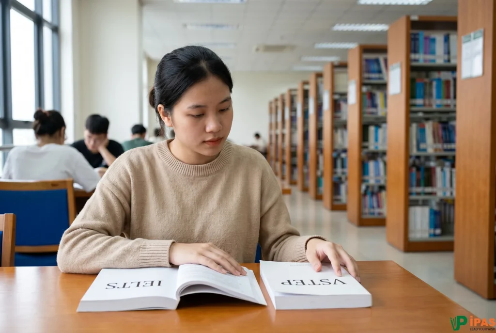Bảng so sánh IELTS và VSTEP chi tiết về lộ trình và chi phí dành cho sinh viên